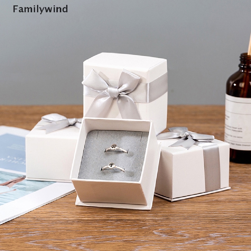 Hộp Quà Đựng Trang Sức Hình Nơ Giấy Dễ Thương