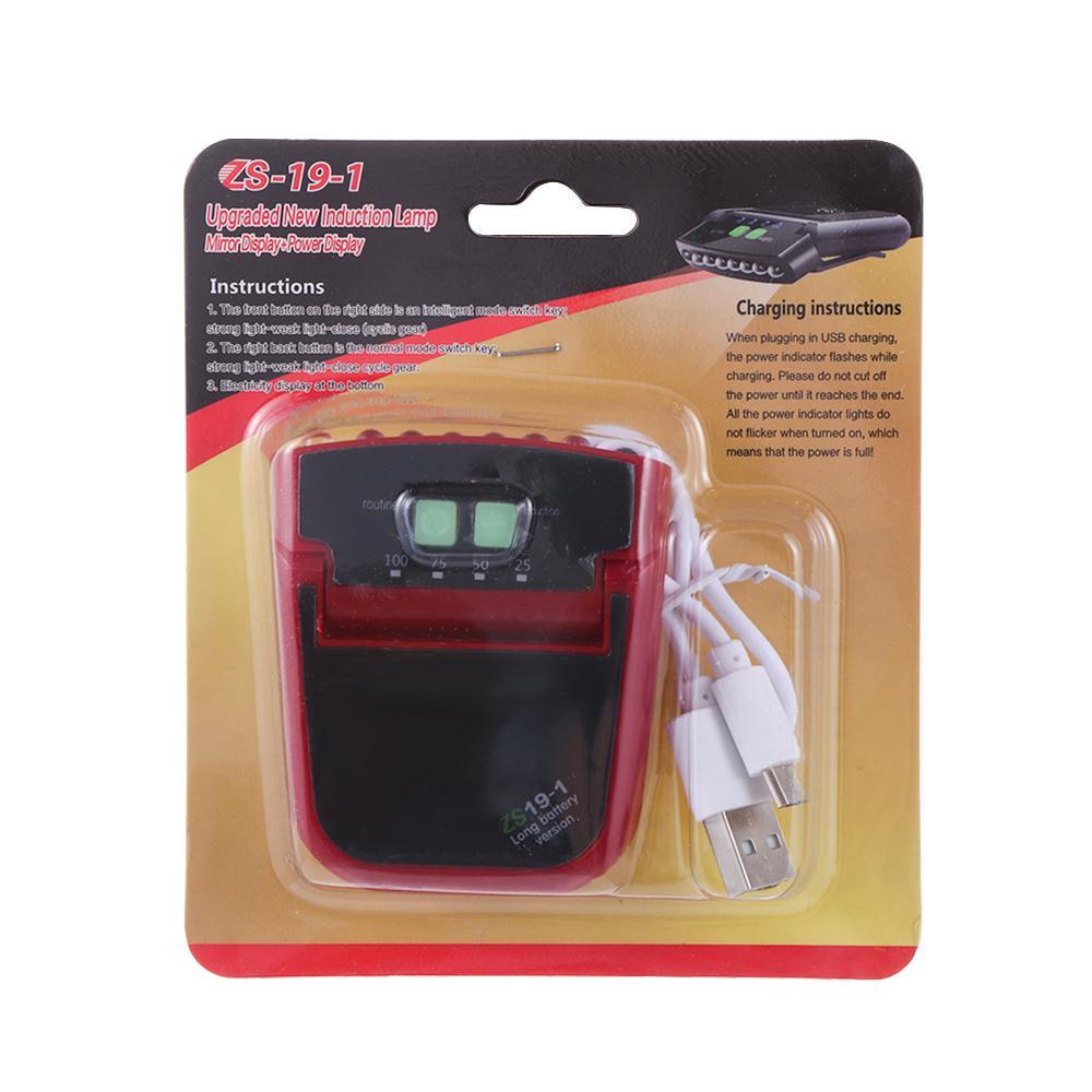 1 Đèn LED 6 Bóng Gắn Mũ Lưỡi Trai YNATURAL Chống Nước IP64