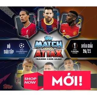 Trọn bộ album thẻ in Match Attax 2020/2021 phiên bản Việt hoá