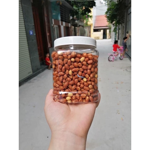 500gr lạc tỏi ớt siêu giòn thơm ngon vừa lành lại bổ