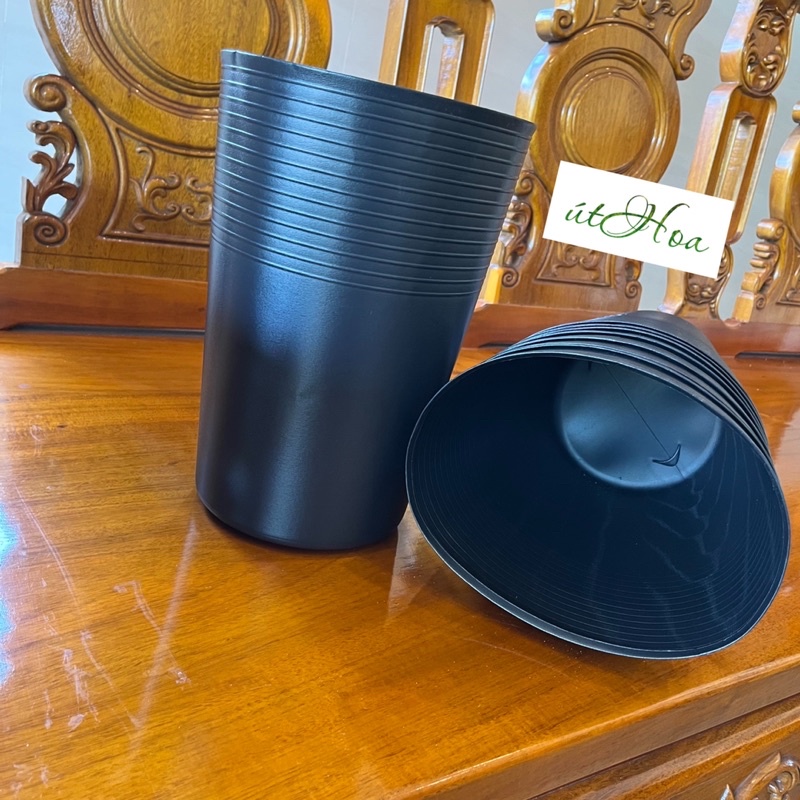 Chậu bít lỗ form cá betta, nuôi cá không nhảy ra ngoài