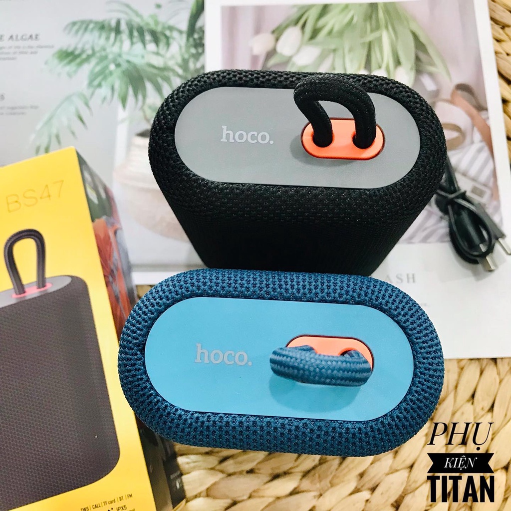 Loa bluetooth Hoco BS47 loa di động mini không dây hỗ trợ thẻ nhớ Kết Nối bằng điện thoại IOS Android bảo hành 12 tháng