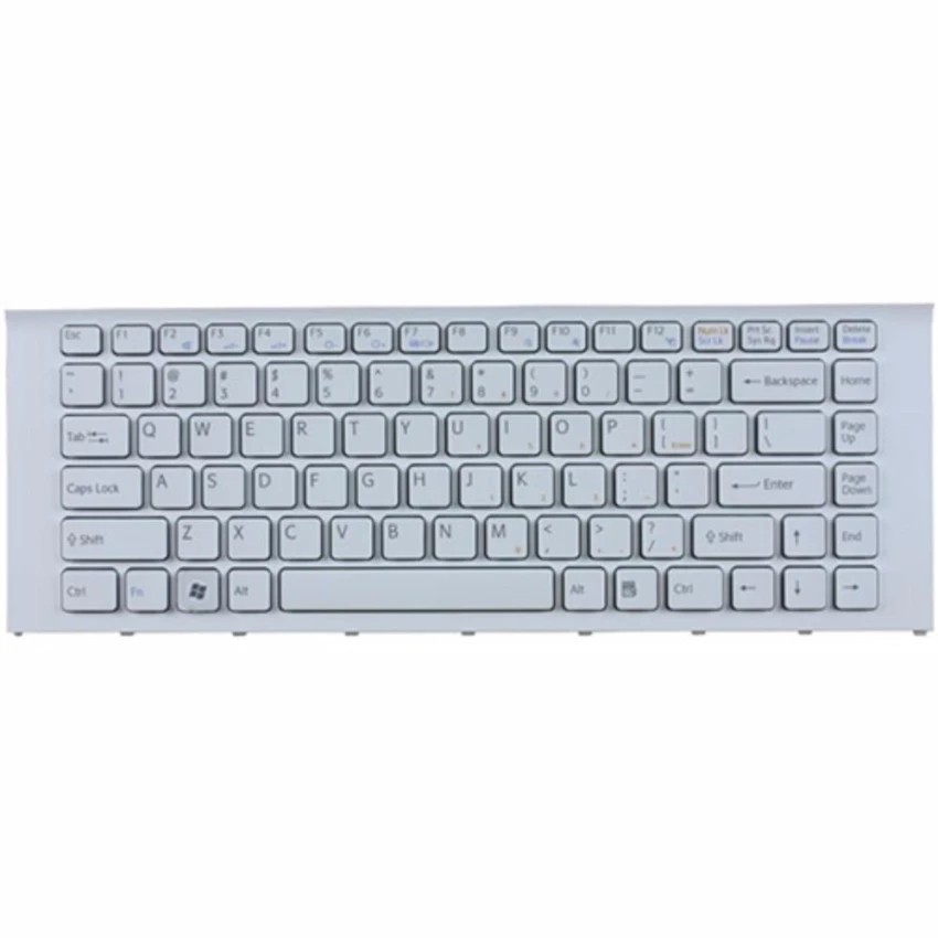 Bàn phím Laptop SONY VPC- EA (Trắng) có khung