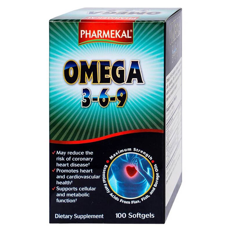 Viên Uống Pharmekal Dầu Cá Omega 3-6-9 Omega 3-6-9 100 Viên Hasaki Sản Phẩm Chính Hãng