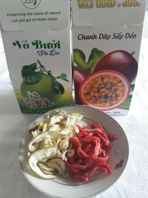 Vỏ chanh dây sấy dẻo tốt sức khỏe