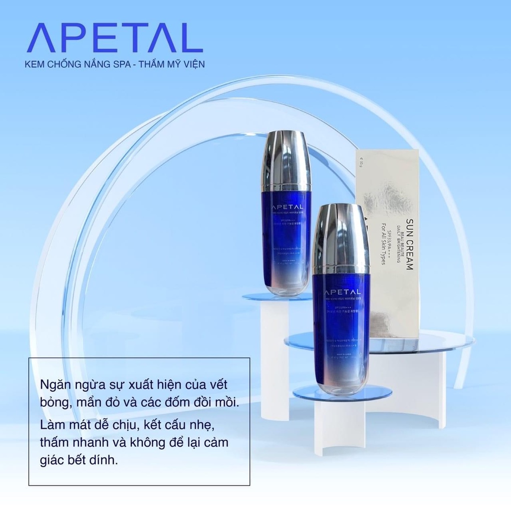 Kem chống nắng APETAL Sun Cream Hàn Quốc