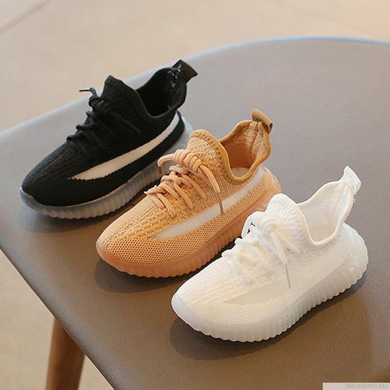 Giày thể thao phối lưới thoáng khí chống trượt thời trang cho trẻ em