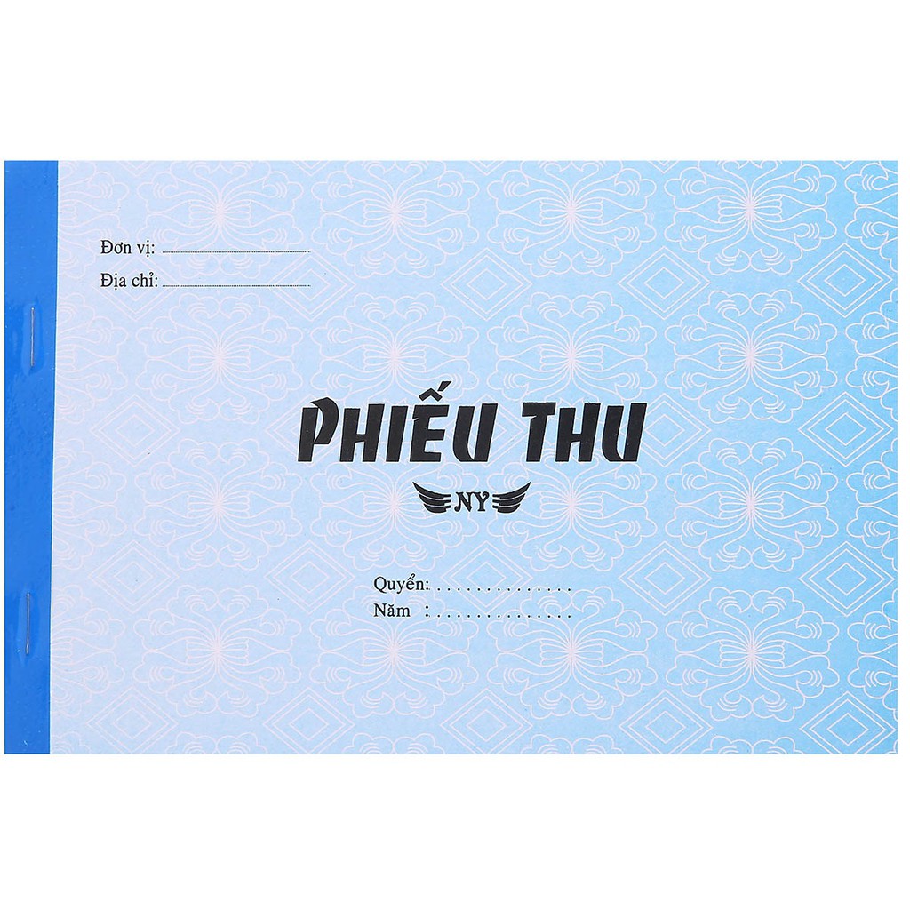 [Nowship] Phiếu thu 1 liên - 2 liên 13x19mm, Hàng dày 1 xấp (100 tờ)