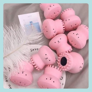 Mút rửa mặt bạch tuộc silicon tạo bọt xốp, làm sạch và massage