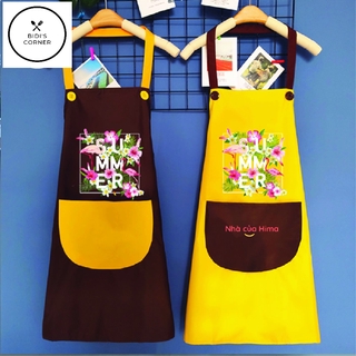 Tạp dề chống thấm nước & dầu ăn vải polyester Cao Cấp