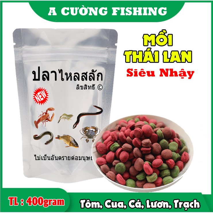 Mồi Bẫy TÔM, CUA, CÁ, LƯƠN, TRẠCH THÁI LAN 400GRAM