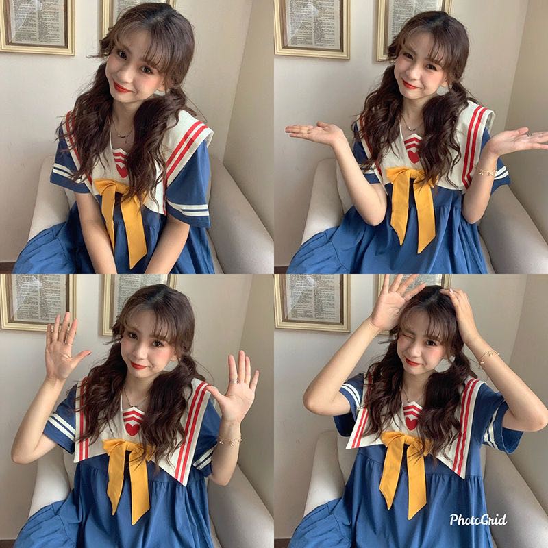 Bộ Đồ Ngủ Dáng Rộng In Hình Thủy Thủ Mặt Trăng Dễ Thương | BigBuy360 - bigbuy360.vn