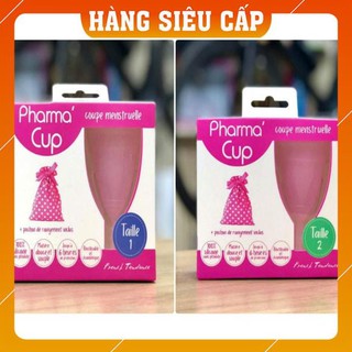 Cốc nguyệt san pharma cup của Pháp - đủ size 2 cốc
