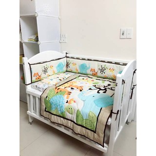 SET quây cũi + ga chun + chăn
