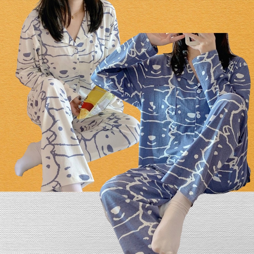 MÃ 12 POLY Bộ Pijama Nữ Ulzzang - Đồ Mặc Nhà Xinh - Bộ Ngủ Nữ Hot Trend - Bộ Ngủ Kate, Bộ Ngủ Lụa Cao Cấp |