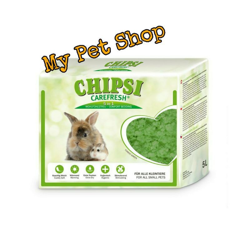 5L Lót chuồng cho thú nhỏ CAREFRESH FOREST GREEN