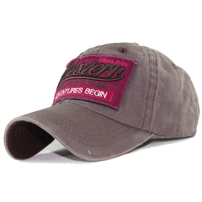 Cap Women Ponytail Baseball Cap Fashion Hats Men Baseball Cap Cotton Outdoor Simple Vintag Visor Casual Cap