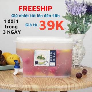 Bình Đựng Nước Có Vòi, Bình Đựng Nước Trà, Nước Trái Cây Để Trong Tủ Lạnh Tiện Lợi Đa Năng titan.st