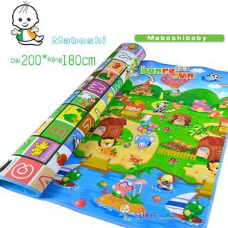 Thảm xốp chơi 2 mặt cho bé m8- 2m