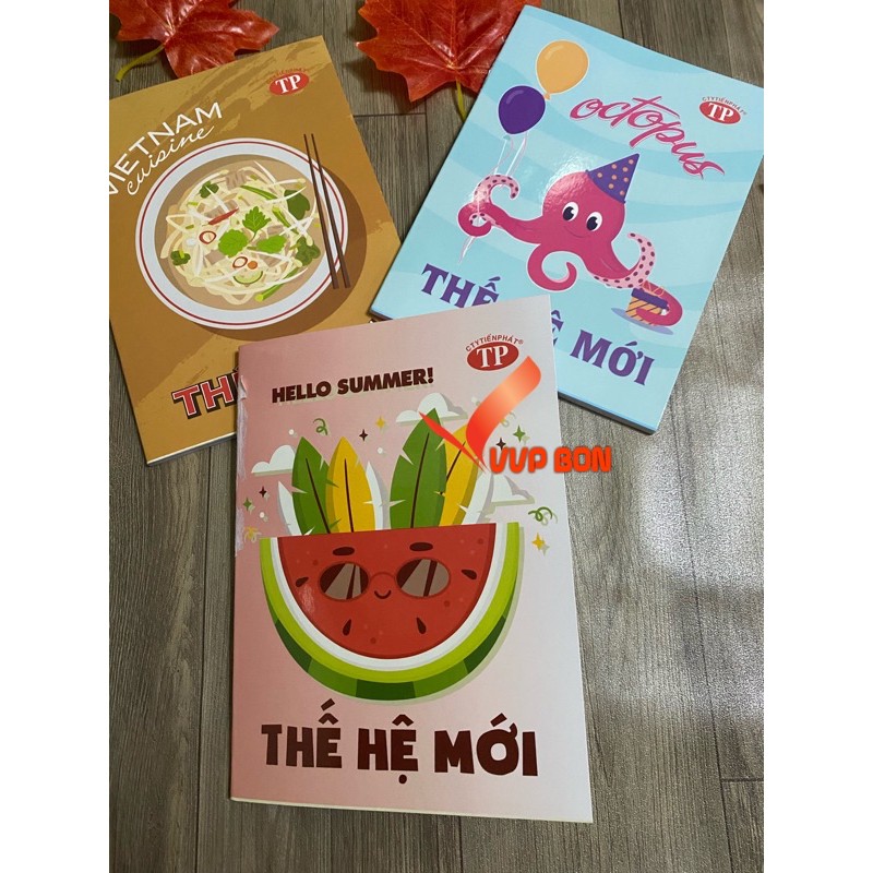 [Mã LIFEXANH03 giảm 10% đơn 500K] Tập thế hệ (100 trang và 200trang/1 quyển )
