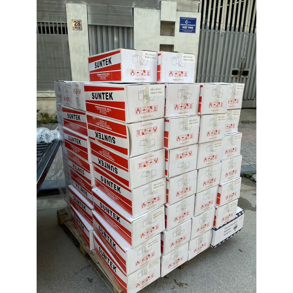 Giấy in nhiệt k80 100 cuộn