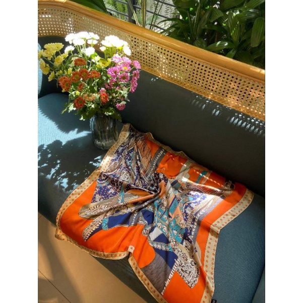 Khăn lụa/cotton