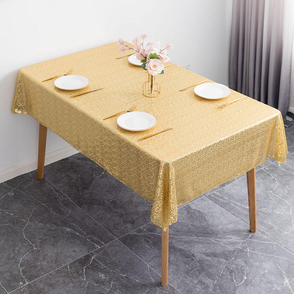 Khăn Trải Bàn Hình Chữ Nhật Lấp Lánh Trang Trí Tiệc Cưới / Sinh Nhật