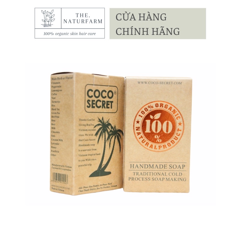 Xà bông dầu dừa thiên nhiên coco seccret 100gr