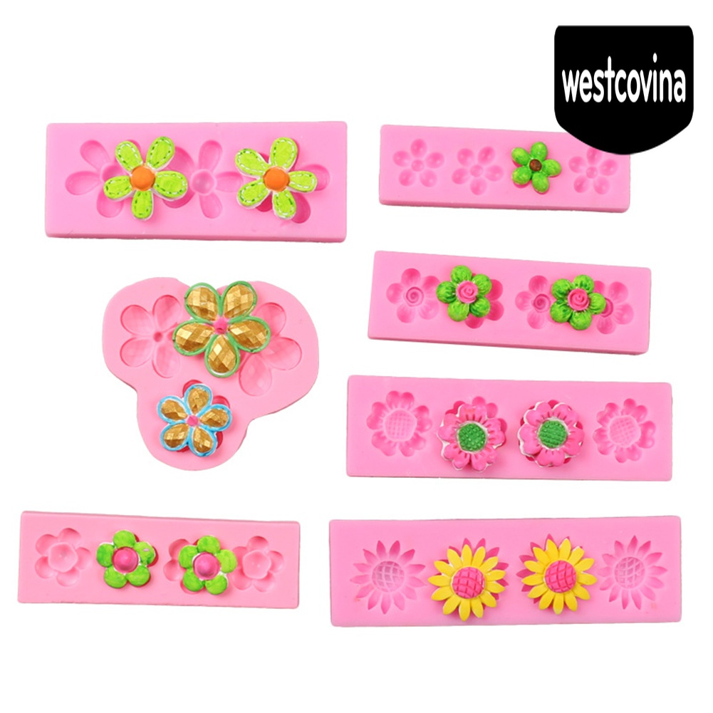 [Hot]☀ Khuôn Silicon Làm Bánh / Sô Cô La / Đất Sét Dễ Thương DIY