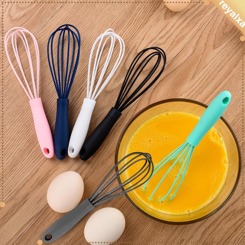 Dụng Cụ Đánh Trứng Cầm Tay Bằng Silicone Không Trầy Tiện Dụng Cho Nhà Bếp