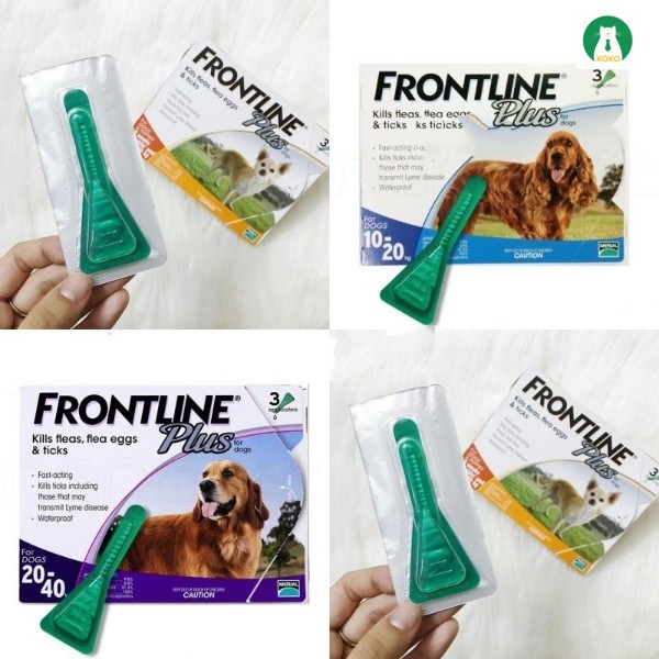 Tuýp nhỏ gáy ve rận cho chó Frontline plus (1 tuýp)