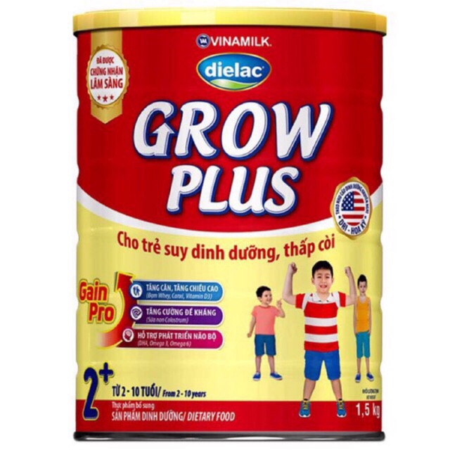 Sữa Vinamilk Growplus 2+ 1400g