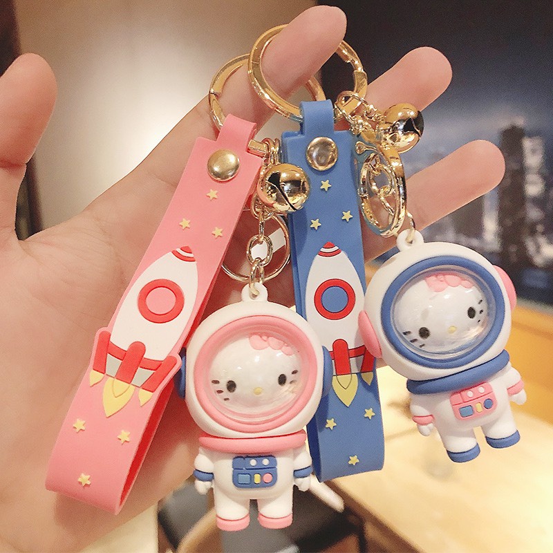 [Siêu Rẻ] Moc Khóa Phi Hành Gia nhiều nhân vật hoạt hình dễ thương, gấu trúc, hổ vàng, mickey, hello kitty mã Y6032