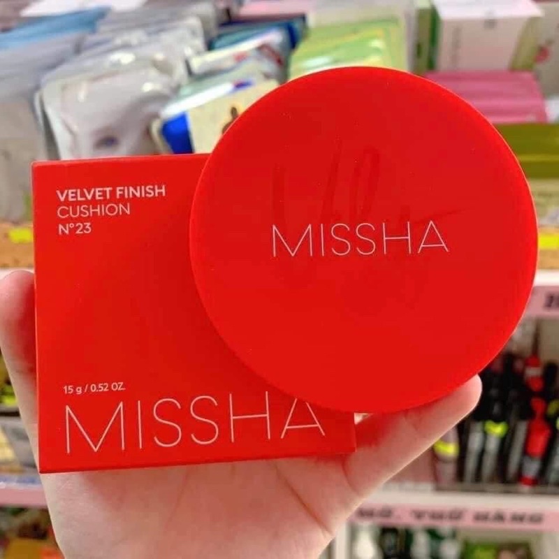 Phấn nước kiềm dầu che phủ cao MISSHA Velvet Finish Cushion SPF50+/PA+++