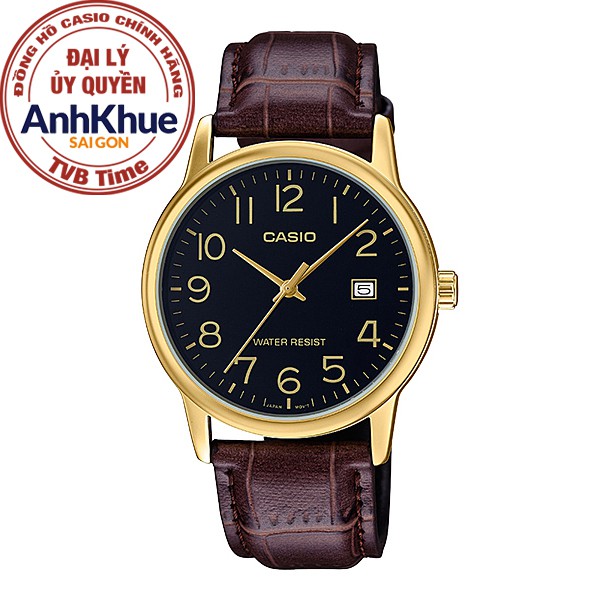 Đồng hồ nam dây da Casio Standard chính hãng Anh Khuê MTP-V002GL-1BUDF (37mm)