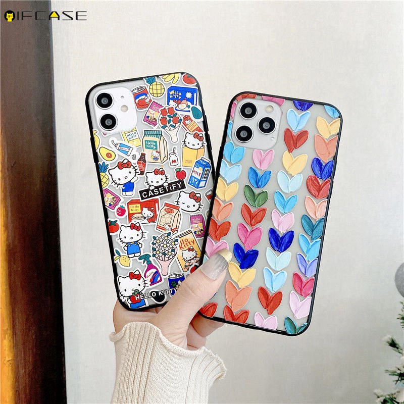 Ốp Điện Thoại Họa Tiết Hello Kitty Cho Oppo Reno 5 4 3 Pro 5f Lite 2z 2f F19 F17 F15 F11 Pro F9 F7 F5 F3 F1S