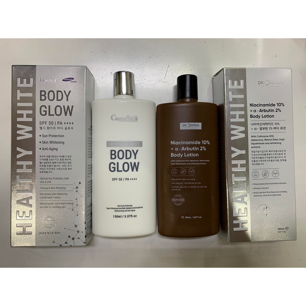 Sữa Dưỡng Thể Trắng Da DrCeutics Body Lotion Healthy White