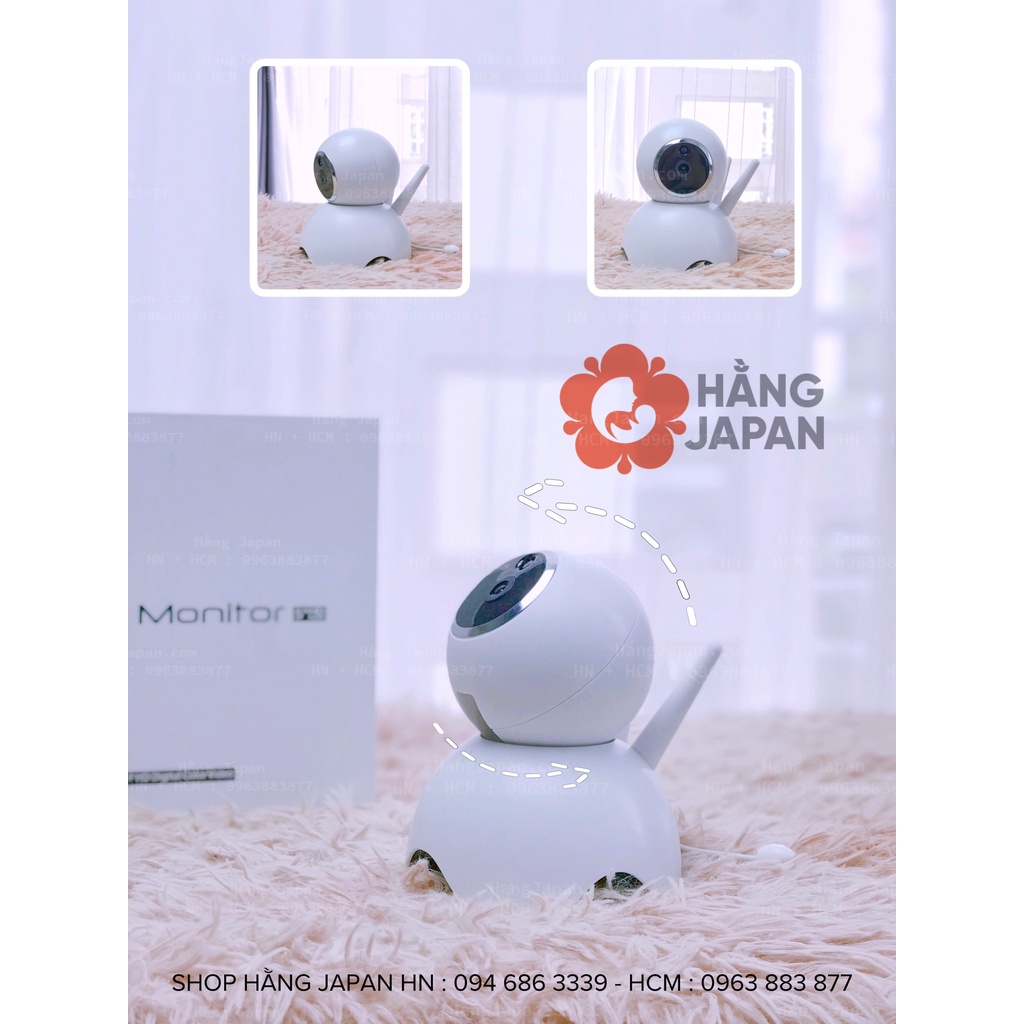 Máy báo khóc, theo dõi bé Baby Monitor Pro 2021 Corky baby MBK801/MBK601/MBK03