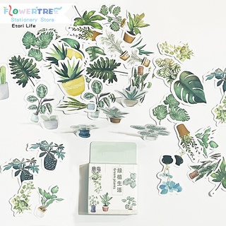 Flowertree 46 Miếng Dán Trang Trí Sổ Tay