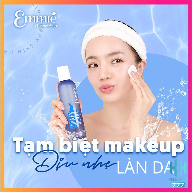 Combo Máy Rửa Mặt Emmie&Nước Tẩy Trang Emmie Sạch Bụi Bẩn Se Khít Lỗ Chân Lông Với Nước Tẩy Trang & Máy Rửa Mặt Emmié