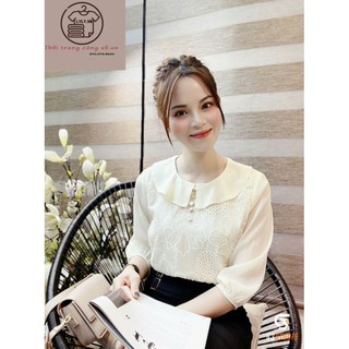 Sơ mi cổ bèo công sở