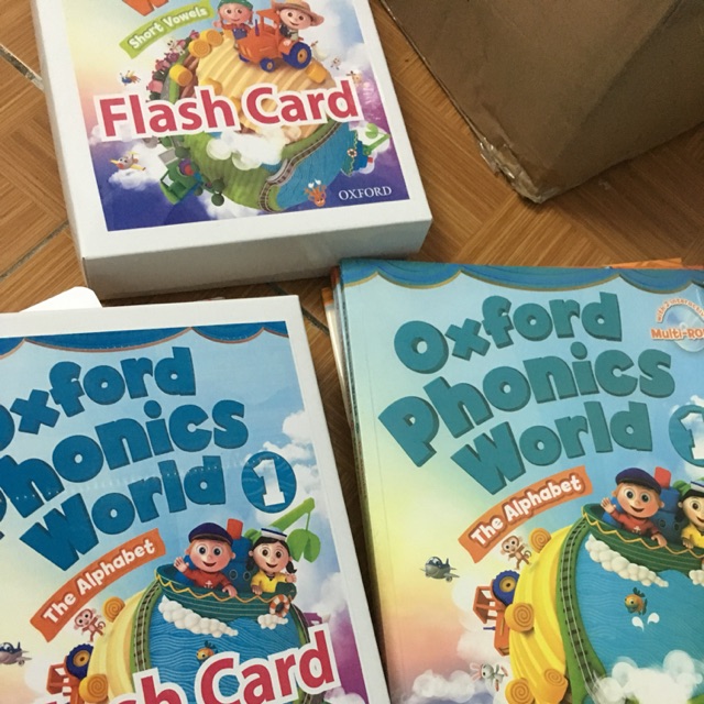 Thẻ học oxford phonic world 1