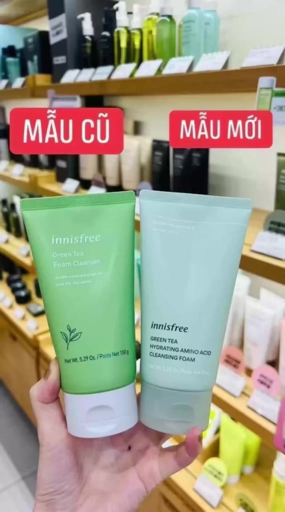 Sữa Rửa Mặt Trà Xanh Innisfree Green Tea Cleansing Foam 150ml – Mẫu Mới 1 | BigBuy360 - bigbuy360.vn