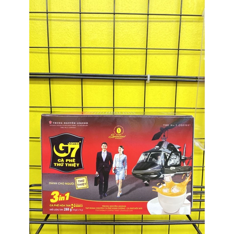 Cà phê sữa hoà tan G7 3in1 288g ( 18gói x 16g)