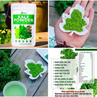 Bột cải Kale sấy lạnh Jan’s 50g