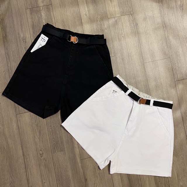 Quần đùi shorts chất kaki jean kèm dây nịt, hình thật chụp sàn | BigBuy360 - bigbuy360.vn