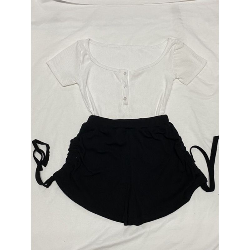 Quần đùi rút dây- chân váy rút dây,quần short tập thể thao,yoga,gym chất cotton co dãn Q670 SUTANO