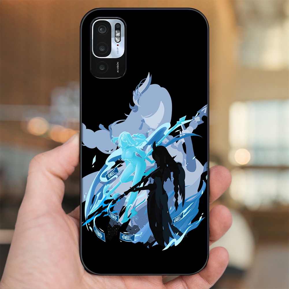 Ốp lưng Xiaomi Redmi Note 10 5G viền đen in hình Shenhe Genshin Impact