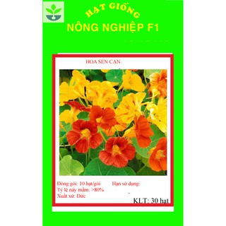 gói 10 hạt giống hoa sen cạn