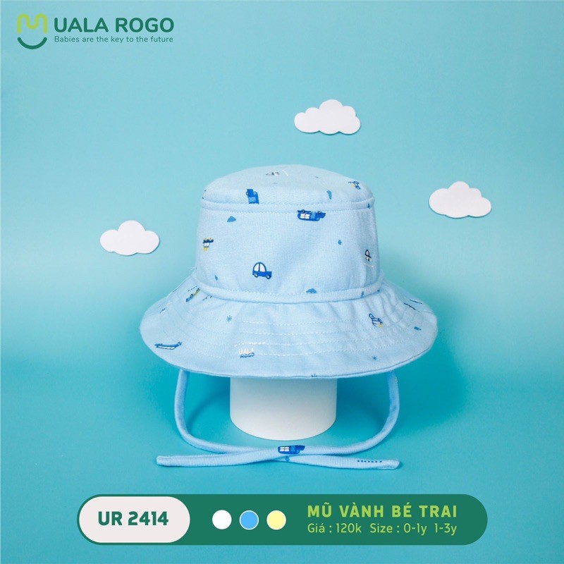 Uala Rogo-Mũ tai bèo Petit mềm mịn cao cấp che nắng cho bé trai bé gái